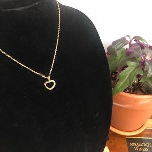 Amethyst Heart Necklace